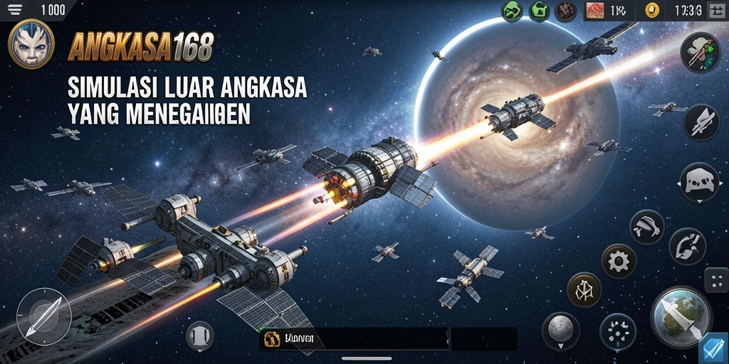 Gameplay menarik dalam ANGKASA168 yang menampilkan pengalaman luar angkasa.