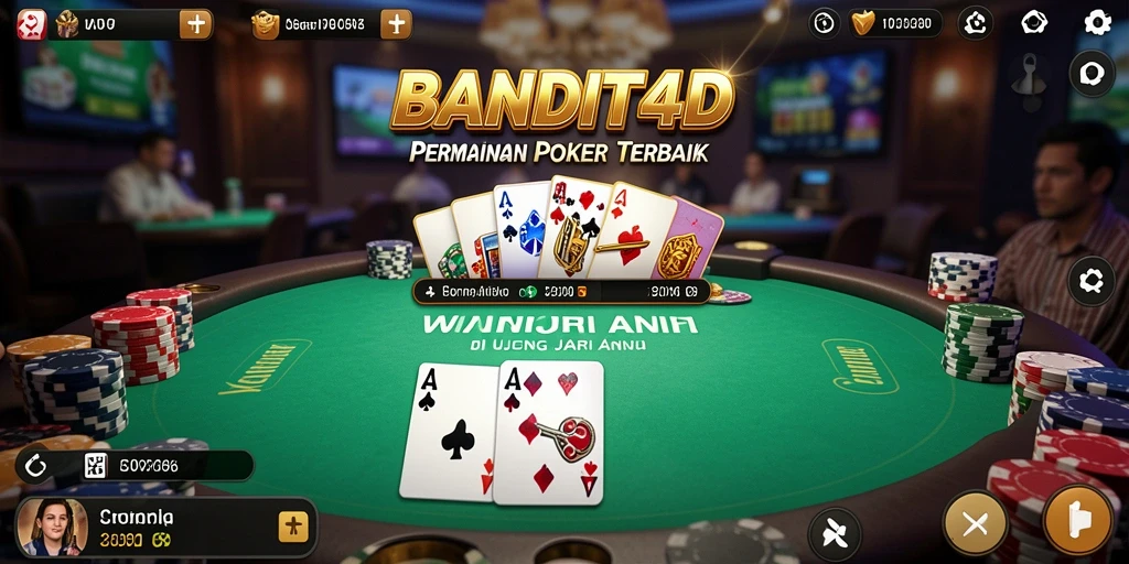 Tangkap aksi seru permainan poker di BANDIT4D.