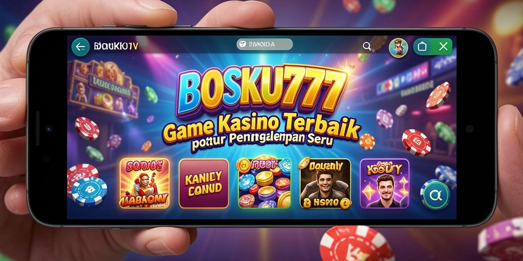 Tangkapan layar BOSKU777 menunjukkan gameplay kasino yang menarik dan memukau.
