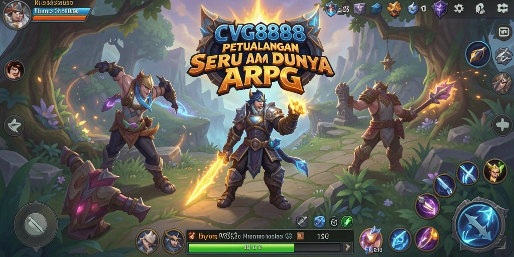 Tampilan gameplay seru dalam petualangan ARPG CVG8888.