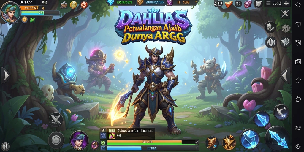 Screenshot gameplay DAHLIA77 yang menampilkan aksi pertarungan yang mendebarkan.