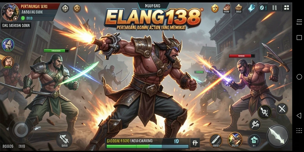 Screenshot ELANG138 menampilkan gameplay Action yang intens dan menegangkan.