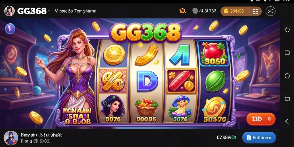 Tampilan gameplay Slot GG368 dengan grafis yang menarik.
