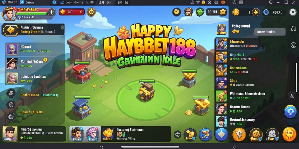 Tangkapan layar menunjukkan tampilan gameplay yang menarik dari HAPPYBET188.