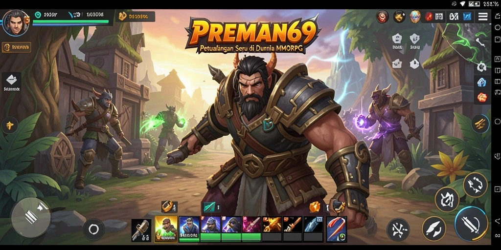 Tampilan gameplay seru dalam dunia MMORPG yang luas dan menantang.