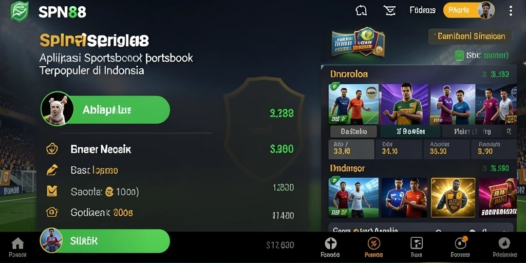 Tampilan menarik dari gameplay SPN88 saat bertaruh pada olahraga.