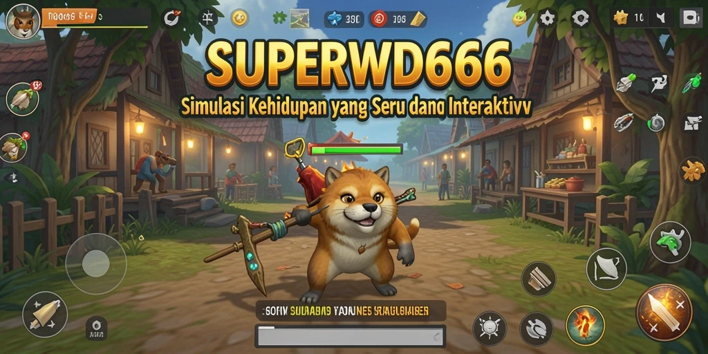Gameplay SERU dan interaktif dalam SUPERWD666.